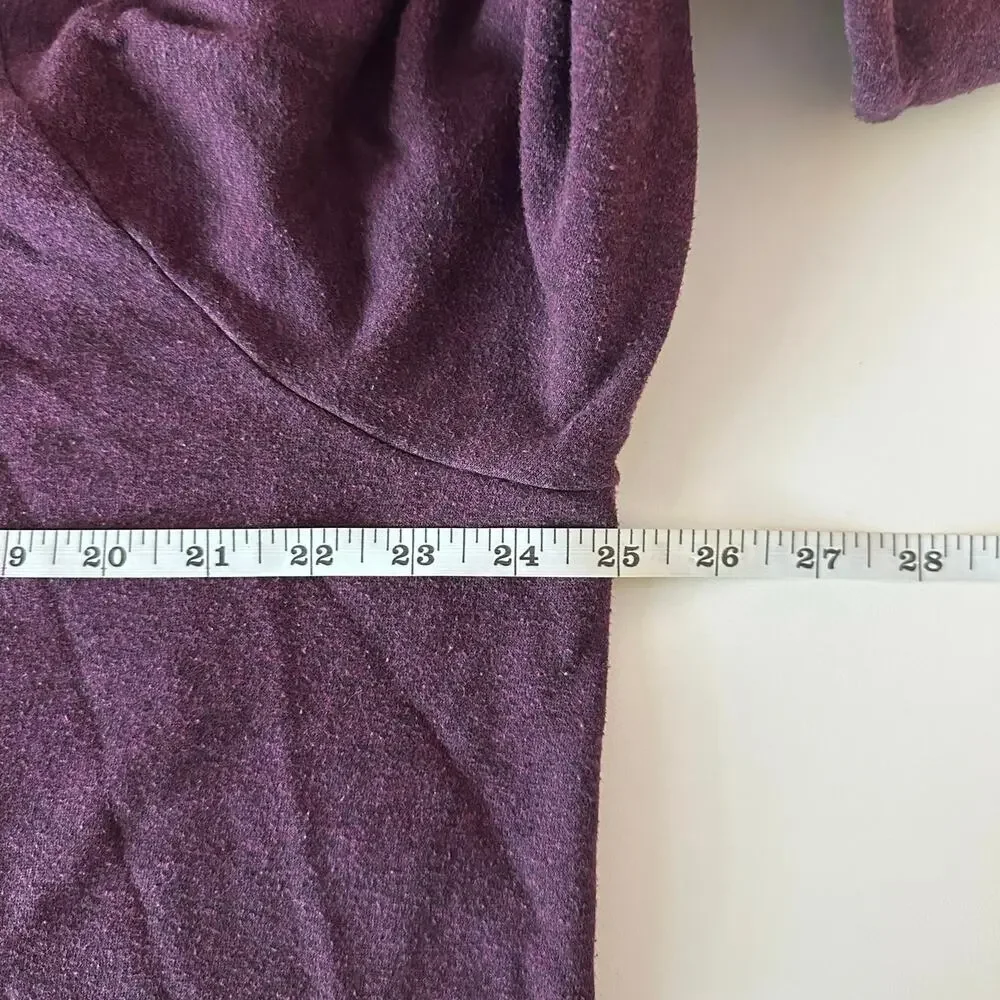 Nike Pullover Cowl Funnel Neck Hoodie Size 1X‎ Purple Burgundy Sporty Casual